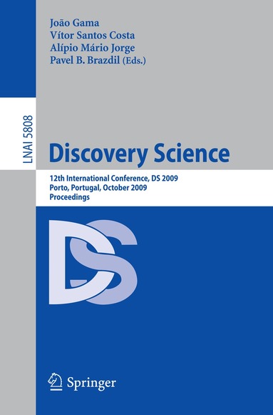 João Gama, Vitor Santos Costa, Alipio Jorge, Pavel Brazdil - Discovery Science, Häftad