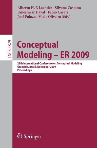 Alberto H. F. Laender, Silvana Castano, Umeshwar Dayal, Fabio Casati, José Palazzo M. de Oliverira - Conceptual Modeling - ER 2009, Häftad