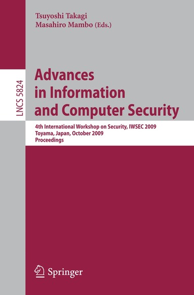 Tsuyoshi Takagi, Masahiro Mambo - Advances in Information and Computer Security, Häftad