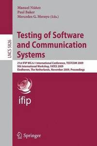 bokomslag Testing of Software and Communication Systems