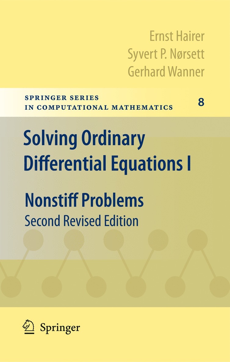 Solving Ordinary Differential Equations I 1