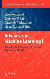 bokomslag Advances in Machine Learning I