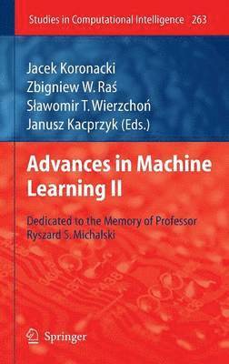 Advances in Machine Learning II 1