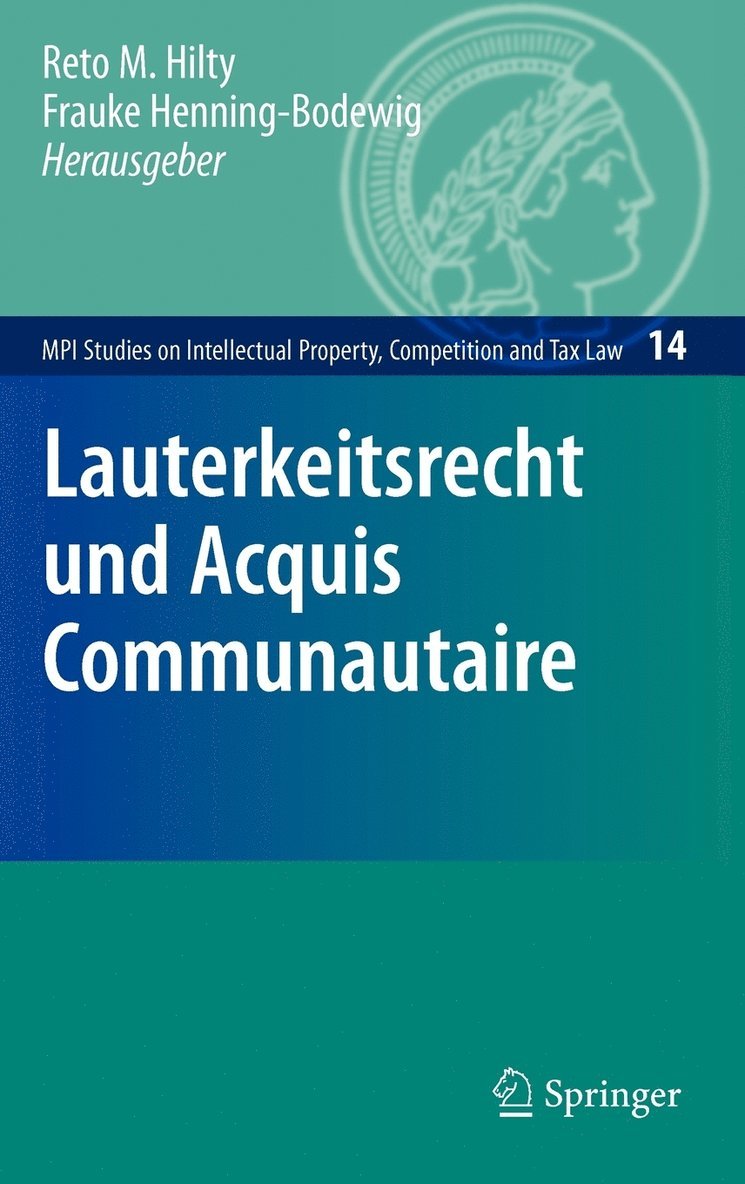 Lauterkeitsrecht und Acquis Communautaire 1