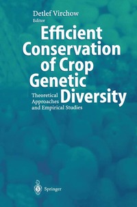 bokomslag Efficient Conservation Of Crop Genetic Diversity