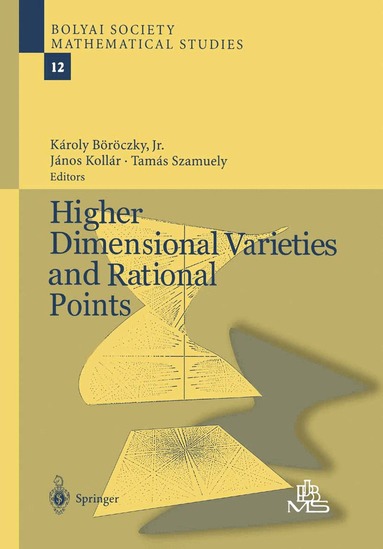 Károly Jr. Böröczky, János Kollár, Szamuely Tamas - Higher Dimensional Varieties and Rational Points, Häftad