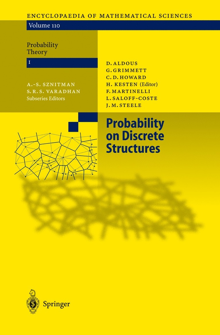 Harry Kesten - Probability on Discrete Structures, Häftad