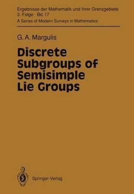 bokomslag Discrete Subgroups of Semisimple Lie Groups