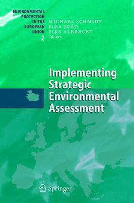 bokomslag Implementing Strategic Environmental Assessment