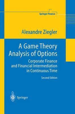 A Game Theory Analysis of Options 1