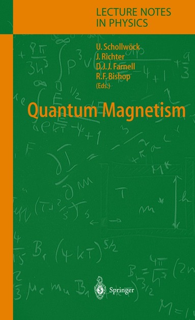 Ulrich Schollwöck, Johannes Richter, Damian J.J. Farnell, Raymond F. Bishop - Quantum Magnetism, Häftad