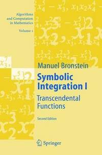 bokomslag Symbolic Integration I