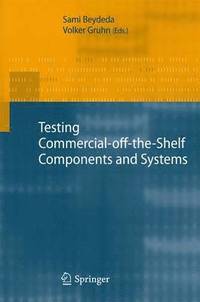 bokomslag Testing Commercial-off-the-Shelf Components and Systems