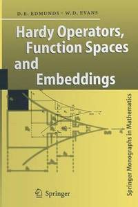 bokomslag Hardy Operators, Function Spaces and Embeddings
