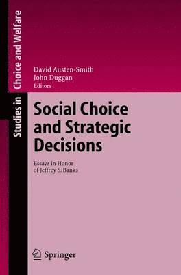 bokomslag Social Choice and Strategic Decisions