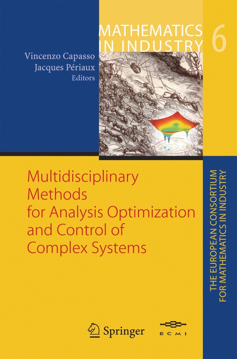 Vincenzo Capasso, Jacques Periaux - Multidisciplinary Methods for Analysis, Optimization and Control of Complex Systems, Häftad