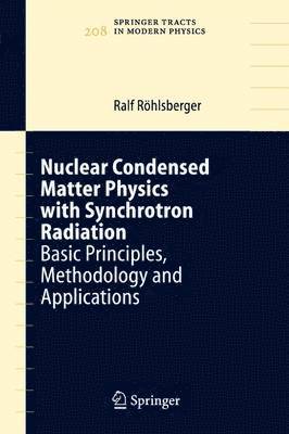 bokomslag Nuclear Condensed Matter Physics with Synchrotron Radiation