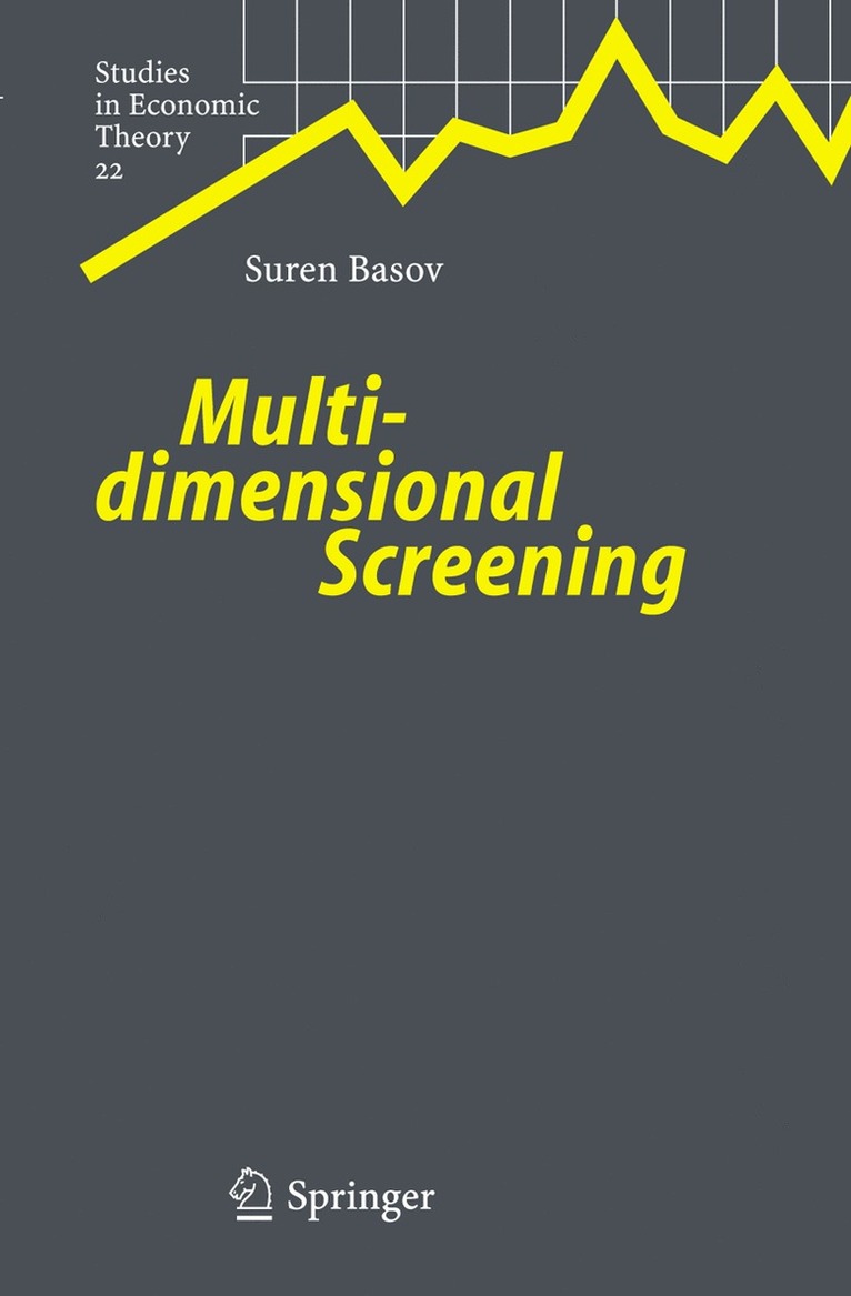 Suren Basov - Multidimensional Screening, Häftad
