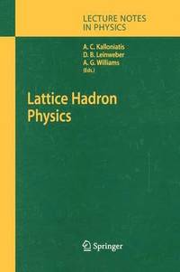 bokomslag Lattice Hadron Physics