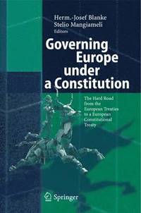 bokomslag Governing Europe under a Constitution