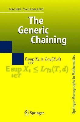 The Generic Chaining 1