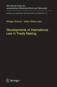 bokomslag Developments of International Law in Treaty Making