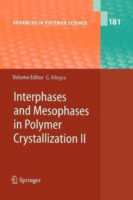 Giuseppe Allegra - Interphases and Mesophases in Polymer Crystallization II, Häftad