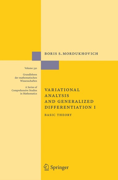 bokomslag Variational Analysis and Generalized Differentiation I