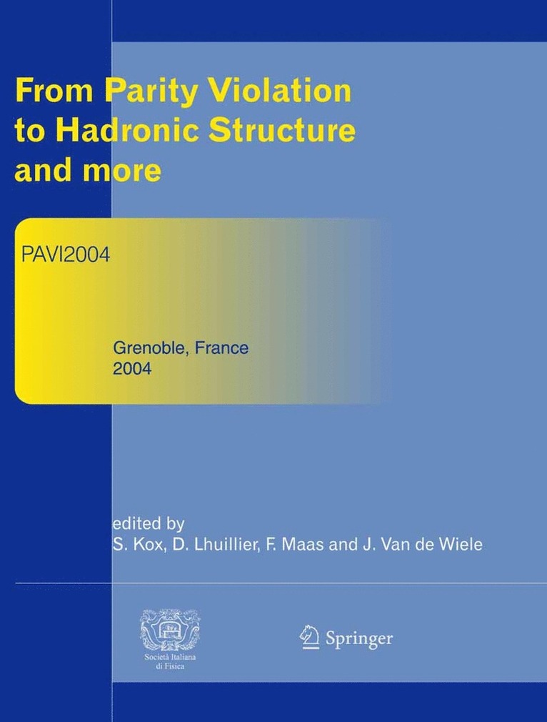 From Parity Violation to Hadronic Structure and more 1