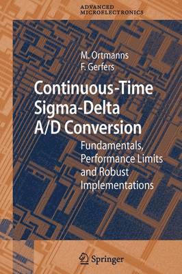 bokomslag Continuous-Time Sigma-Delta A/D Conversion