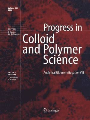 Christine Wandrey, Helmut Cölfen - Analytical Ultracentrifugation VIII, Häftad