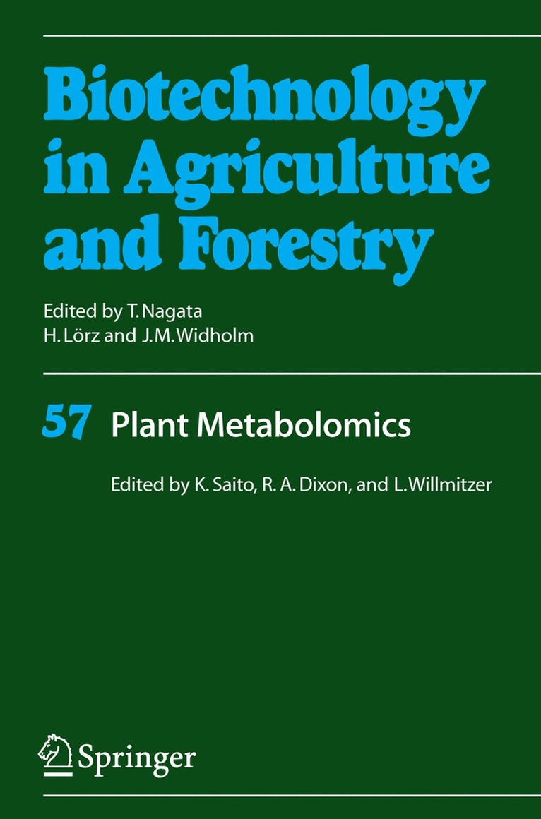 Kazuki Saito, Richard A. Dixon, Lothar Willmitzer - Plant Metabolomics, Häftad