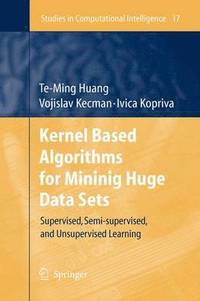 bokomslag Kernel Based Algorithms for Mining Huge Data Sets