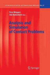 bokomslag Analysis and Simulation of Contact Problems