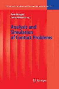 bokomslag Analysis and Simulation of Contact Problems