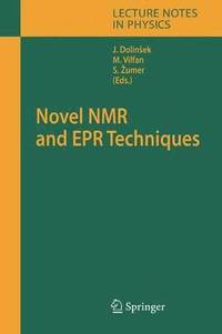 bokomslag Novel NMR and EPR Techniques