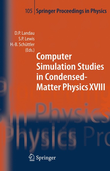 bokomslag Computer Simulation Studies in Condensed-Matter Physics XVIII