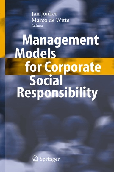 Jan Jonker, Marco de Witte - Management Models for Corporate Social Responsibility, Häftad