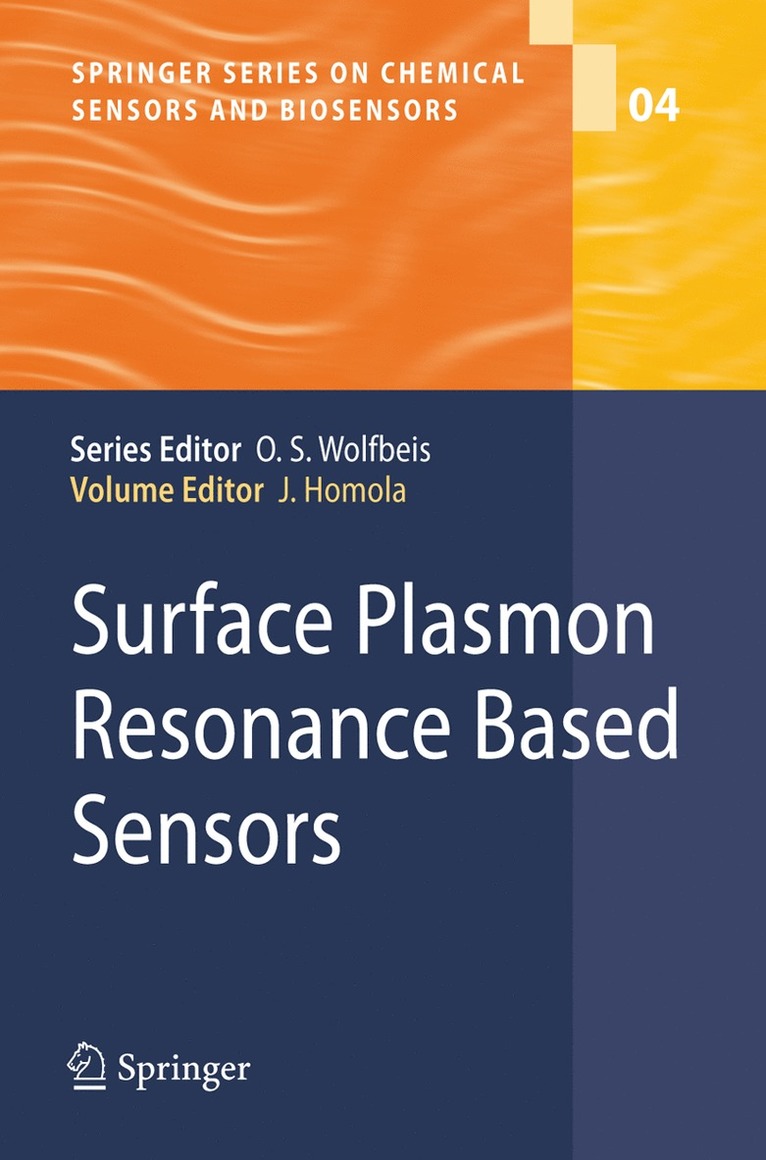 Jiri Homola - Surface Plasmon Resonance Based Sensors, Häftad