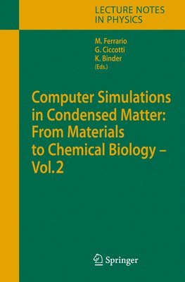 bokomslag Computer Simulations in Condensed Matter: From Materials to Chemical Biology. Volume 2