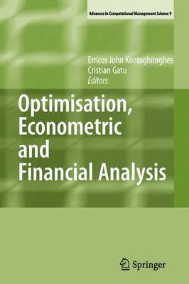 Optimisation, Econometric and Financial Analysis 1