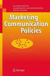 bokomslag Marketing Communication Policies