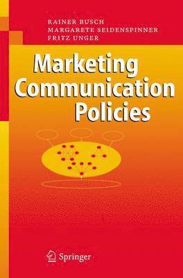 bokomslag Marketing Communication Policies