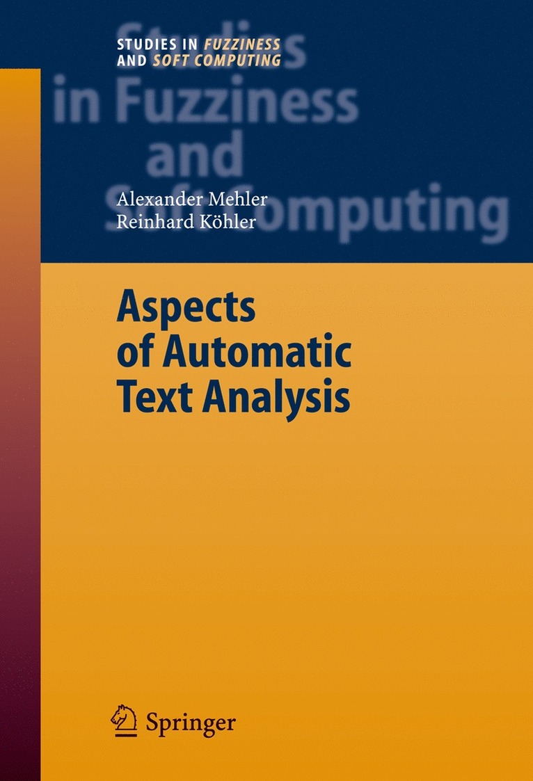 Aspects of Automatic Text Analysis 1