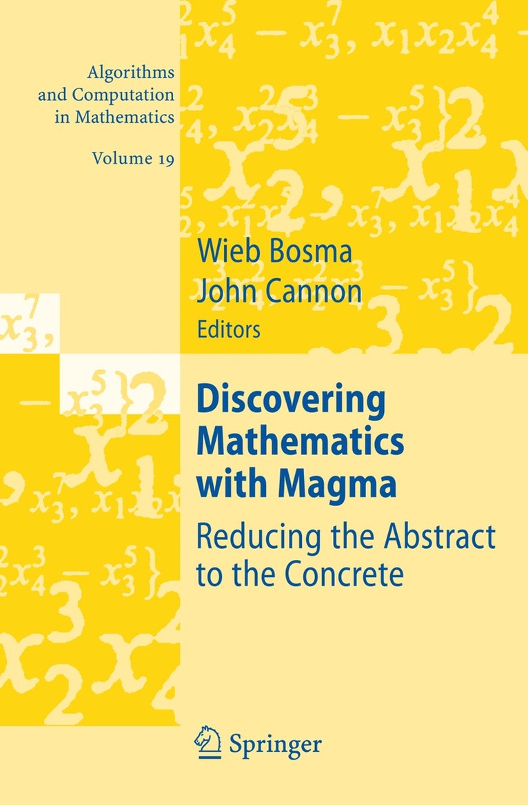 Wieb Bosma, John Cannon - Discovering Mathematics with Magma, Häftad