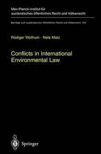 bokomslag Conflicts in International Environmental Law