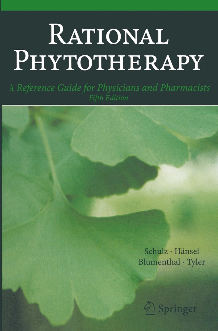 Volker Schulz, Rudolf Hänsel, Mark Blumenthal, V. E. Tyler, Rudolf Hansel - Rational Phytotherapy, Häftad