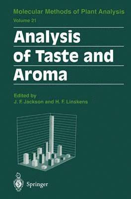 Analysis of Taste and Aroma 1