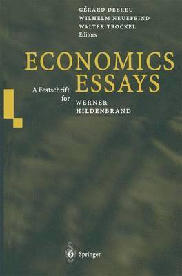 Gerard Debreu, Wilhelm Neuefeind, Walter Trockel - Economics Essays, Häftad