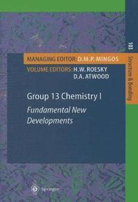 bokomslag Group 13 Chemistry I